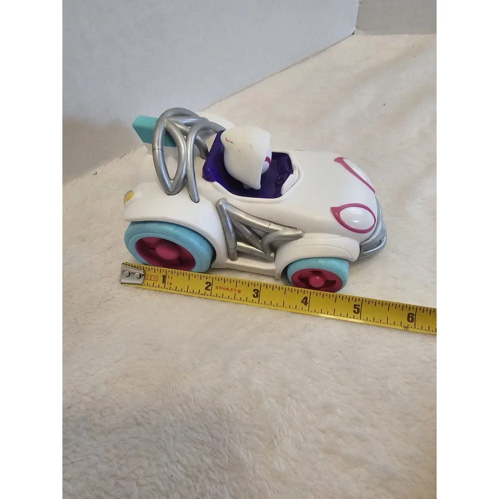 Marvel Rising Spider-Gwen Car Vehicle Toy w/ Figure Hasbro 2020‎ White Pink